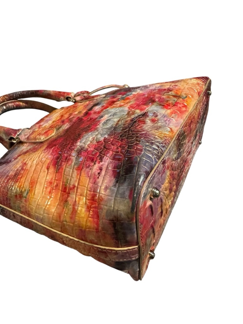 Brahmin Melbourne Duxbury Satchel in Candy - Picture 12 of 14